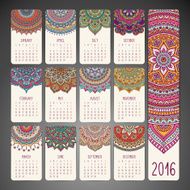 Calendar with mandalas N45