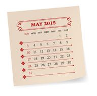May 2015 Calendar N5