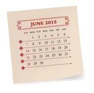 June 2015 Calendar N4