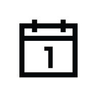 Calendar vector icon N6