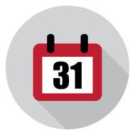 calendar days flat vector illustration