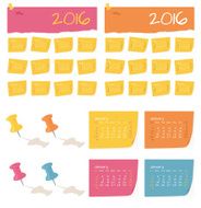 Year Calendar Post It