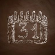 Calendar Icon N163