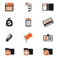 Office simple vector icons N2