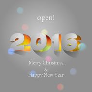 2016 Paper Folding with Letter Happy New Year N4