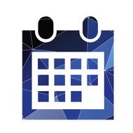 calendar icon Abstract Triangle