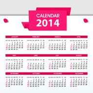 Calendar for 2014 N3