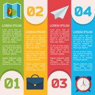 Flat Business Infographic Background N2