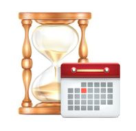 Hourglass And Calendar N2