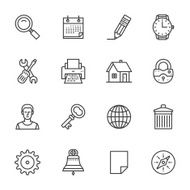 Web Thin Line icons