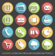 CIRCULAR MULTIMEDIA ICONS