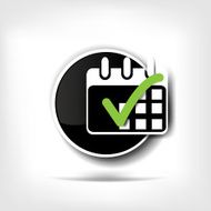 Calendar organizer web icon