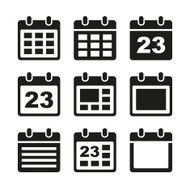 Calendar Icons Set N16