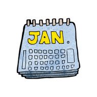 cartoon calendar N4