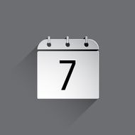 Flat Calendar Icon N31