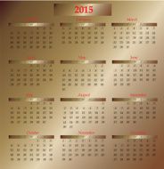 new years calendar N6