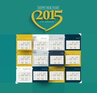 New Year 2015 Calendar N23