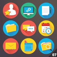 Vector Icons for Web and Mobile Applications Set 7