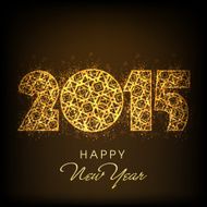 Concept of celebrating New Year 2015 N8