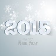 New Year 2015 celebration with stylish text design N7