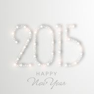 New Year 2015 celebration with stylish text design N8