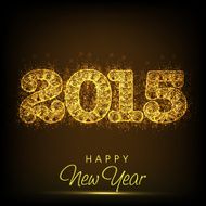 Happy New Year celebration with stylish text design N10