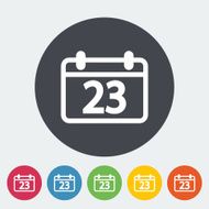 Calendar flat icon N10