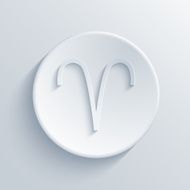 vector modern signs of the zodiac Circle icon N5