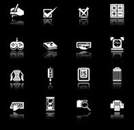 Applications icon series set