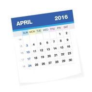 April 2016 calendar N5