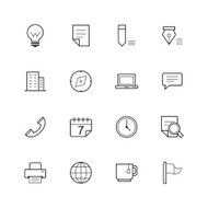 office and business icons N11