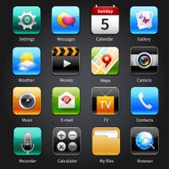 Mobile Applications Icons N2