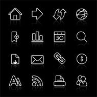 Internet and Media - Black Simple Icons