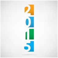 Happy new year 2015 Text Design N5