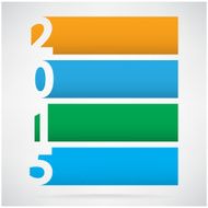 Creative happy new year 2015 text Design N9