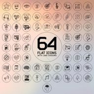 modern thin line icons for web and mobile N29