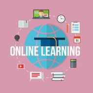 Concept for distance education online learning