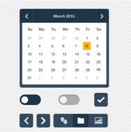 Vector planning calendar