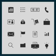 Business and Finance icon set Design N13