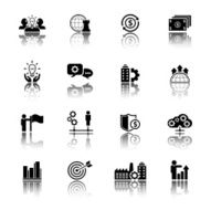 Business management strategy or human resource icons N2