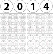 Calendars 2014 English N4