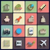 Office and Business Vector Flat Icons