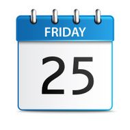 Vector calendar icon N12