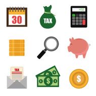 Tax design vector illustration N2