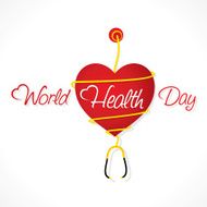 world health day design vector