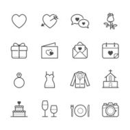 Wedding and Love Icons