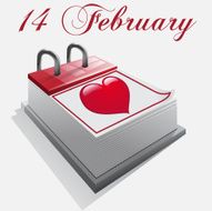 Calendar on February 14t