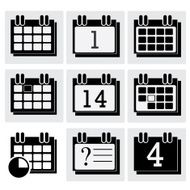 Calendar Icons Set N18