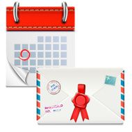 Loose-leaf Calendar With Closed Envelope