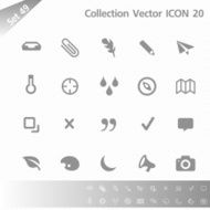 Collection icons Gray Set 49